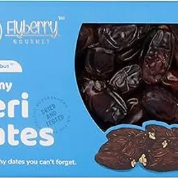 Flyberry Gourmet Deri Dates (Khajoor/Khajur) 400g | 100% Natural | Rich in Calcium, Iron and Potassium | Instant Energy-image-51