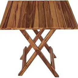 VMDJ FURNITURE VMD Solid Sheesham Wood Foldable Table Outdoor Table, Coffee Table, Cafe Table, Wooden Table (Round/Color Brown, Size - 23x23.5 inch)-picture-22