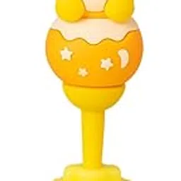 Nestlooms Baby U Shaped Silicone Manual Tooth Brush, Soft & Elastic Bristles, Complete 360 Degree Dental Cleaning, Specially Designed For Toddlers & Children, Food Grade Soft Silicone Brush Head - (Sunshine Teddy)-picture-11