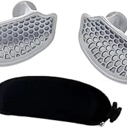 ECOMISTIQ®2X Weight Lifting Grips Pads Hand Grips Gym Exercise Anti Slip Workout Grips Gray|Sporting Goods | Fitness Running & Yoga | Strength Training | Gloves Straps & Hooks-picture-13