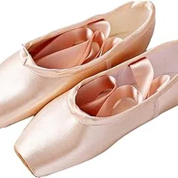 calandis CALANDIS™ Women Girl Ballet Dance Shoes Satin Pointe Suede Sole Yoga Shoe Dancewear 38 | Ballet | Dance Shoes | Dancewear-picture-51