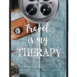 NDCOM for INFINIX Zero 40 5G Back Cover Travel is My Therapy Printed Metal Case-picture-70