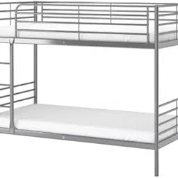 Ikea SVÄRTA Bunk Bed Frame, silver-colour90x200 cm (35 3/8x78 3/4 ")-picture-28