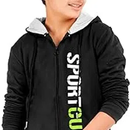 ARIEL Boys Cotton Hooded Sweatshirt(Pack of 1)-picture-17