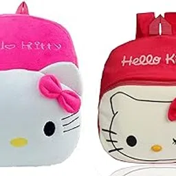blue tree Kids School Bag Soft Plush Backpack Cartoon Bags Mini Travel Bag for for Girls Boys Toddler Baby Hello Kitty & Hello Kitty-picture-22