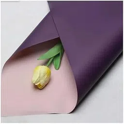 Velme Craft Wrapping Paper Sheet Pack | Thick Material for Bouquet and Gift Wrapping | Stylish Flower Arrangements Festive Packaging_New (Purple1, Pack of 5)-picture-35