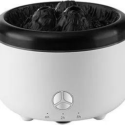 ATORSE Flame Air Humidifier Quiet Mini Humidifier for Desktop Bedroom Yoga White-image-38