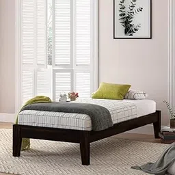 UK FURNITURE Sheesham Wood Fieri Single Size Bed Without Storage Solid Wood Cot Palang Wooden Bed for Bedroom Home Living Room (Honey) (188x97x38cm) (Mattress size-72x36 inch)-picture-14