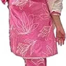 lookmark Womens Cotton Blend Solid Regular Kurta Set and Pant with Dupatta Suitable for Every Indian Occasion-picture-11