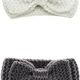 2xInfant Baby Girl Headband Elastic Headbands Newborn Headwear Crochet Photo Props-picture-14