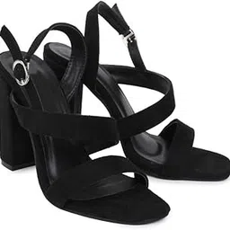 sneak-a-peek 4 Inch Block Heel Strappy Sandals image 1
