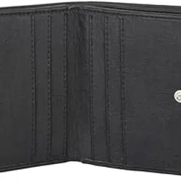 Men & Women Black Artificial Leather Wallet (11 Card Slots) BlackGittak2foldwallet.-picture-20