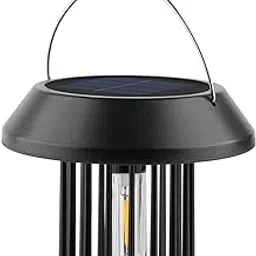AUM ENTERPRISE Solar Lanterns Outdoor Waterproof, Upgraded Bright Hanging Solar Lights for Outside, Solar Powered Lanterns Lighting LED for Garden Patio Yard Decorative - 2 Pack.-picture-41