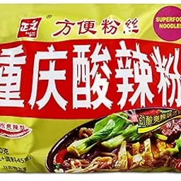 UMAI ZHENGWEN Chongqing Hot & Sour Sweet Potato Glass Noodles 110g| Chongqing Style Instant Noodles| Instant Sweet Potato Noodles| Superfood Noodles| 4 Seasonings Inside| Healthy Noodles-picture-10