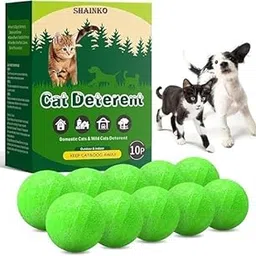 Cat Deterrent Outdoor Dog Deterrent Natural Peppermint Oil Cat Repellent Outdoor and Indoor Against Scratch and Chew Furniture Curtain Family Safe, Dog Repellent to Keep Feral Cats Dogs Out of Yard Garden (10 count (Pack of 3))-picture-11