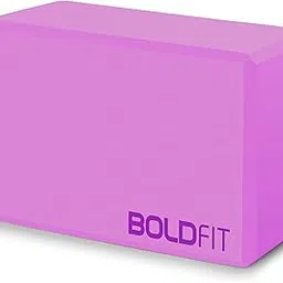 Boldfit High Density Foam Yoga Block for Stretching & Balancing - Premium Accessory for Women & Men - Purple-image-67