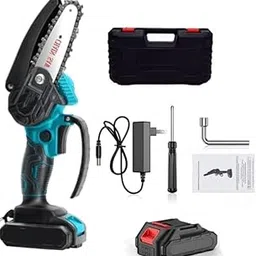 IGNITO Mini Chainsaw 6 Inch for Makita 21V X 1 Batterie, Portable Electric Chain Saw Tool Cordless for Makita BL1850, Small Handheld Chainsaw for Pruning Shear Branch Wood Cutting Tree Trimming-picture-14