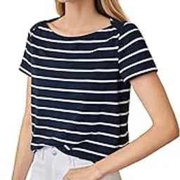 toochki Tops for Women | Women Regular Fit Top | Tops for Jeans for Women | Korean Tops for Women | Tops for Women | Blue Tops for Women | Strip Printed Top (TKCBL-CL-300-BL-TP $Parent)-picture-55