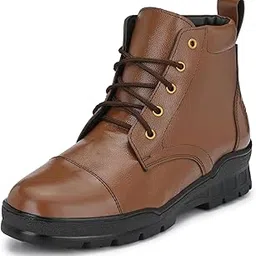 eego italy Light Weight Genuine Leather Police/Security/Service High Ankle Boots-picture-45