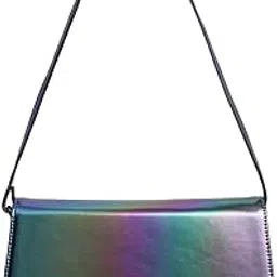 fastrack Structured Shoulder Bag for Women | Party Bag for Ladies, Women | Stylish Glossy Bag Made of Fax Leather-picture-30