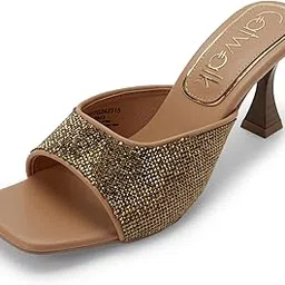 catwalk Women's Kitten Heel Embellished Sandal-picture-11