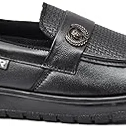 tor TPR Sole Safety Shoes for Men's| Stylish Look| Genuine Leather with Non Slip Outsole & Steel Toe| Comfortable & Lighweight| Weight 600 gram| Black & Brown-picture-20
