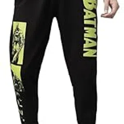 free authority Batman Printed Regular Fit Black Ploycotton Men's Jogger-picture-17