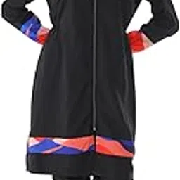 eo elif okur Islamic Long Sleeve Swimsuits for Women Modest Muslim 4 PCS | Full Cover Rash Guard Burkini | Arabic Swimwear-picture-40