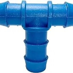 TRUSTFARM 16mm Tee Connector for Drip Irrigation kits assecceries Online lateral pipe joint Home garden farm (Pack OF 25)-image-5