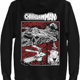 poppshop Anime Chainsawman Printed Hoodies for Men-picture-17