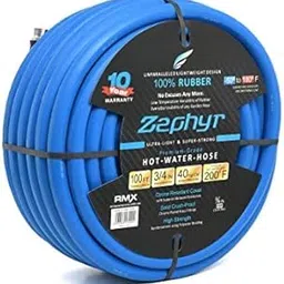 Zephyr Next-Gen Garden Hose (3/4" x 100ft, Ultra-Light Flexible Rubber, Brass Fittings)-picture-53