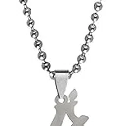 Religious Lord Shree Chintamani Ganpati Silver Stainless Steel Pendant Necklace Chain For Men And Women-image-14