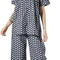 laado-pamper yourself Women Ethnic Printed Lounge Set-picture-56