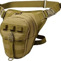 MERISHOPP Drop Leg Bag Decor Fishing Travel Portable Crossbody Bag Organizer Thigh Bag Brown| Sports Equipment | Outdoor Sports Gear | Exercise Gear-picture-52