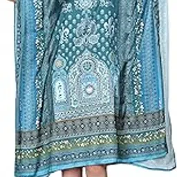 silksutra Silk Sutra Women's Ethnic Wear Multicolor Knee-Length Nightgown by Silk Sutra – V-Neck, Silk Blend STCO-KURTI-KAFTAN-192-P-picture-39
