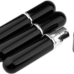 bnf® 3x 5ml Empty Glass Spray Bottle Pump Fine Mist Perfume Atomizer gloss black Health & Beauty | Makeup | Makeup Tools & Accessories | Other Makeup Tools & Accs image 1