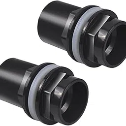 BNF® Pet Supplies - Fish & Aquariums - Tubing & Valves-2x Fish Tank Pipe Joint Aquarium Pipe Connector Coupler Adapter 32mm Dia-As per Description-picture-12