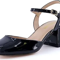 cushionaire Women's Dancer Round Toe Block Heel Dress Shoe +Memory Foam, Wide Widths Available-picture-21
