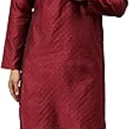 latest chikan Men's Cotton Silk Kurta Pajama Set with Mandarin Collar – Ethnic Wear for Weddings, Festivals & Functions-picture-20