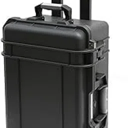 case n foam Ew5120-Tr Protective Hard Plastic Case Briefcases With Cubed Foam, Retractable Handle And Wheels,Black-picture-24