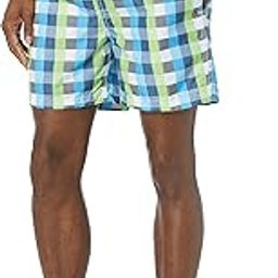 kanu surf Men's Byron Plaid Swim Trunks-picture-17