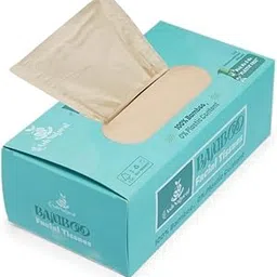AshNatural 2PLY Bamboo Tissue Paper Box Soft Facial Tissues – 100 Pulls, User-Friendly, Stain Remover Wipes, for Home Car, Kitchen & Travel – Soft Napkin Paper Tissues (Pack Of 2)-image-2