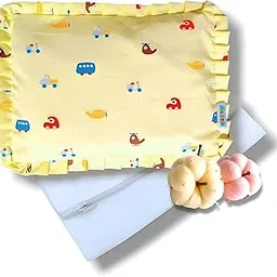 SAMSPIRE Refillable 100% Cotton Mustard Seed Rai Pillow Cover, Only Pillow Cover Without Mustard Seeds, with Outer and Inner Zipper Cover (Yellow CAR Cover)-picture-34