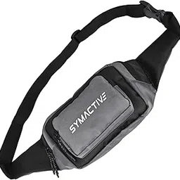 amazon brand - symactive Waist Bag Men Women Fanny Pack BumBag Travel Pouch with Crossbody Strap Water-Resistant for Document Cash Phone Passport Belt Motorcycling Outdoor Cycling Camping-picture-43