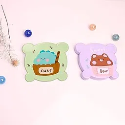 THE LITTLE LOOKERS Comb and Mirror Set with Soft Bristles and Rounded Tips for Baby’s Sensitive Skin/Hair Care | Grooming Accessories | Comb Set for Newborns/Babies/Kids/Toddlers (Green & Purple)-picture-50