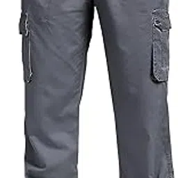 rareweaves Cotton Cargo Lower Track Pant for Men Relaxed Fit-picture-11