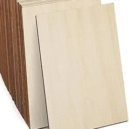 Balsa Wood Sheets, 15 Pack Basswood Thin Wood Sheets Hobby Wood MDF DIY Wood Board for House Aircraft Ship Boat DIY Wooden Plate Model, for Arts and Crafts, School Projects (150x100x2mm)-picture-43