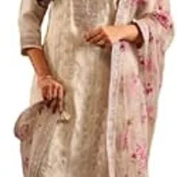 libas art Women's Silk Blend Woven Design Kurta Set-picture-19