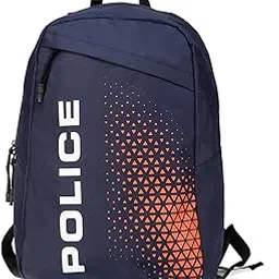 police Bretha Trendy and Comfortable Laptop Backpack for Men and Women| 15.6" Inches Stylish Lightweight Laptop Bag with Adjustable Padded Strap - Navy-picture-21