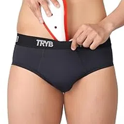 tryb Men's Sports Underwear | Stretchable Active Supporter Briefs with Pouch for Abdominal Guard for Cricket, Running and Gym| Quick Dry, Moisture Wicking | Athletic Innerwear Brief-picture-26